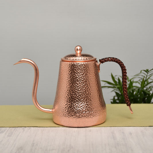 Handmade Solid Copper Coffee & Tea Pot